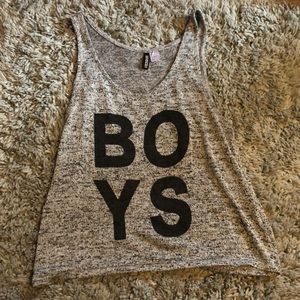 H&M graphic BOYS knitted tank